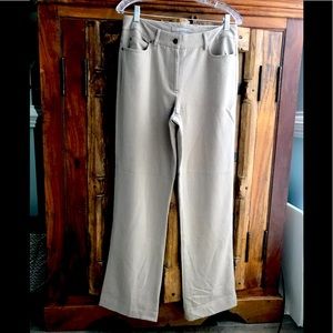 Croft & Barrow Stretch Tan 5 Pocket Dressy Pants 8